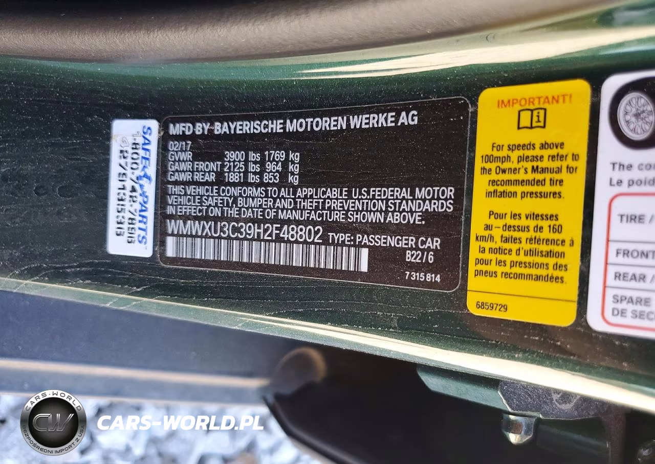 2017 Mini Cooper S VIN:WMWXU3C39H2F48802 - 12