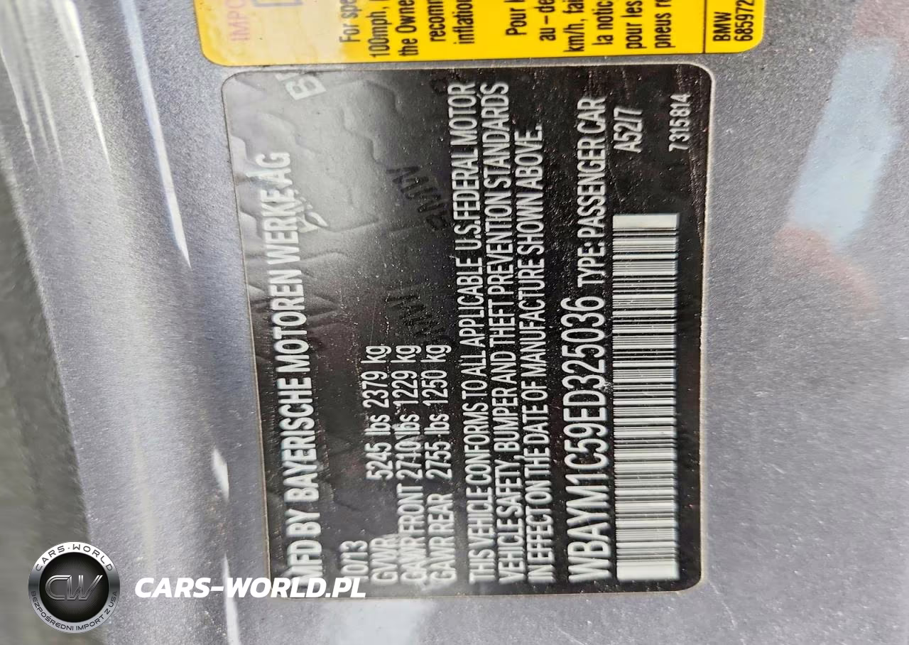 2014 BMW 650 Xi VIN:WBAYM1C59ED325036 - 12