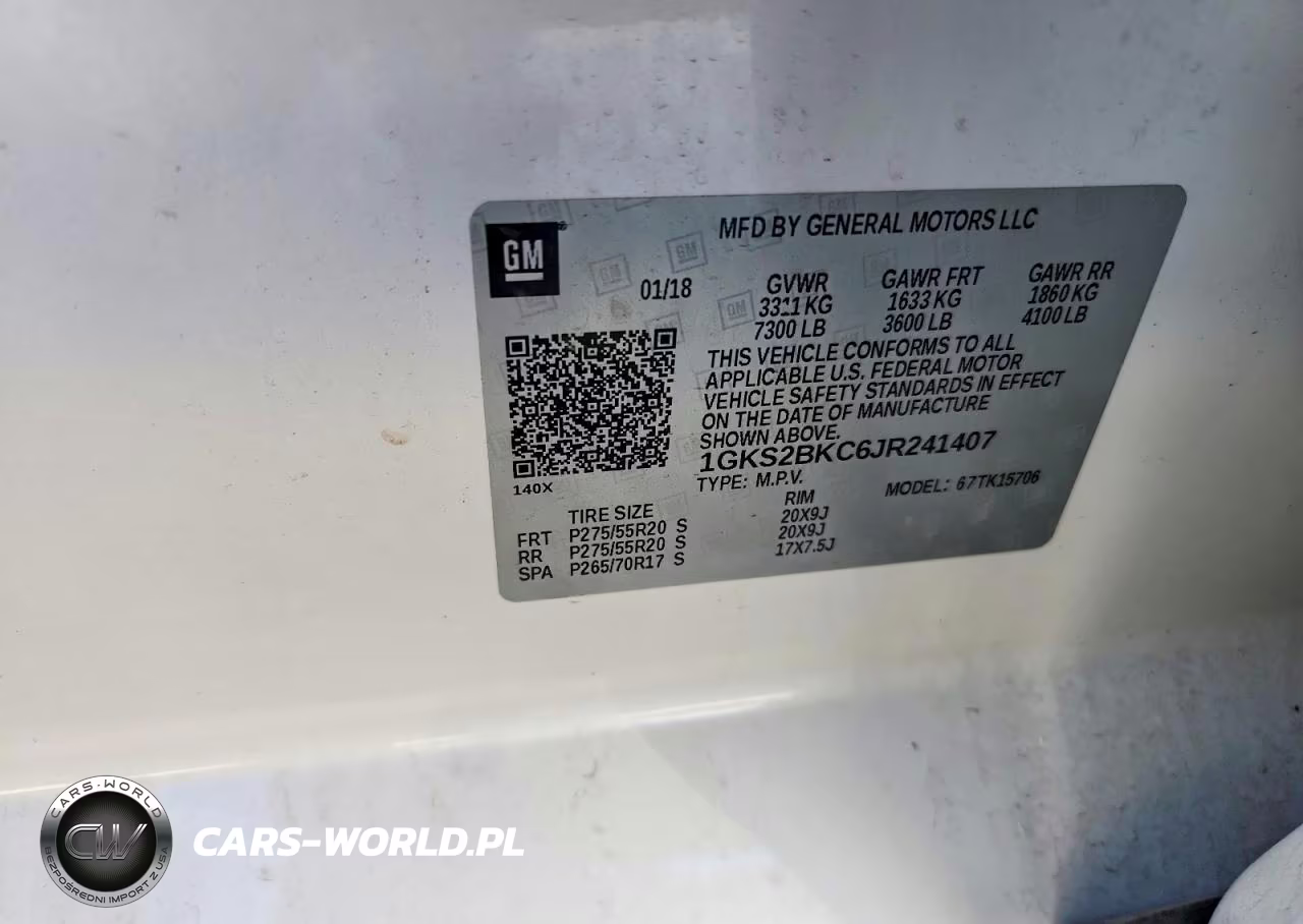 2018 GMC Yukon Slt VIN:1GKS2BKC6JR241407 - 13