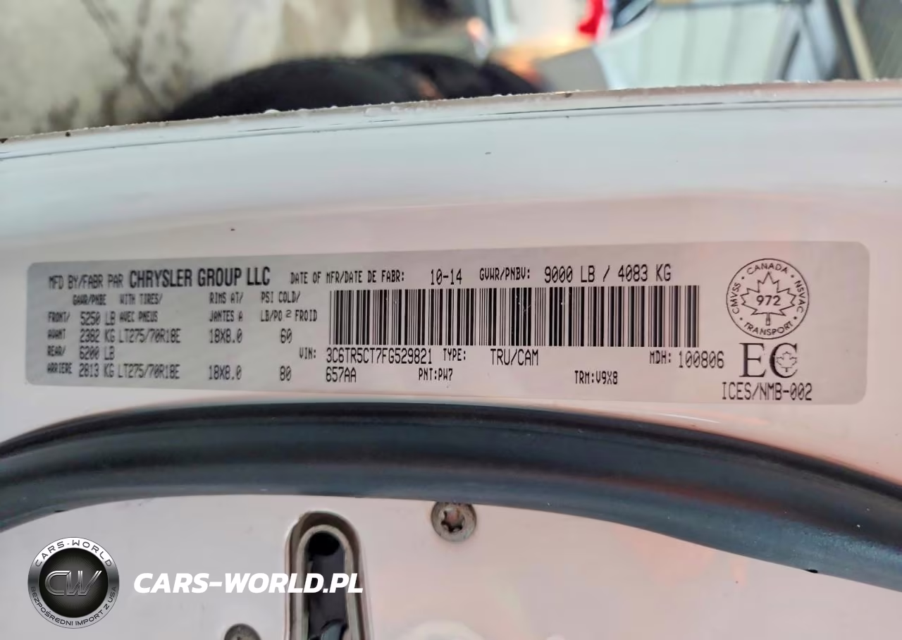 2015 Ram 2500 St VIN:3C6TR5CT7FG529821 - 12