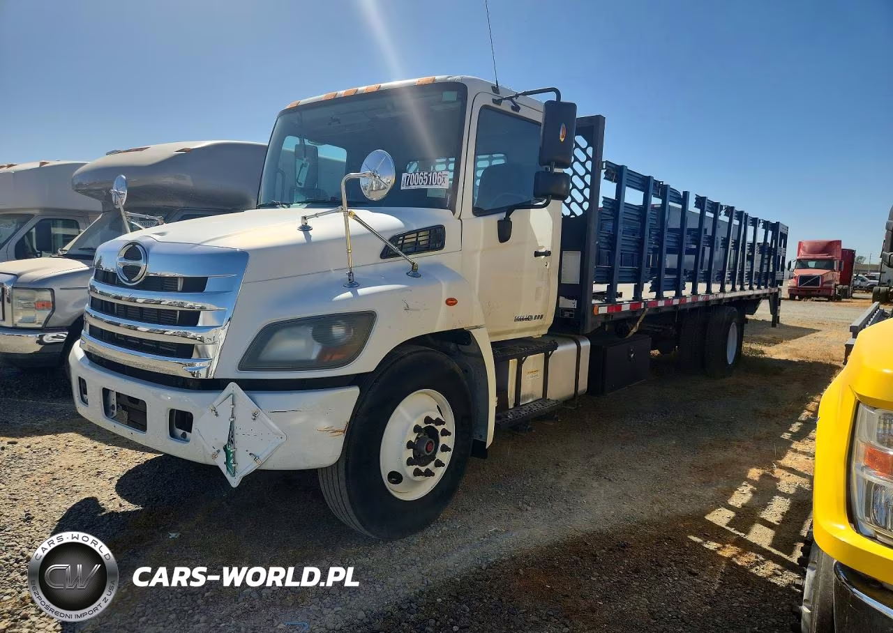 2018 Hino 338 Flatbed Truck VIN:5PVNV8JVXJ4S57774 - 1