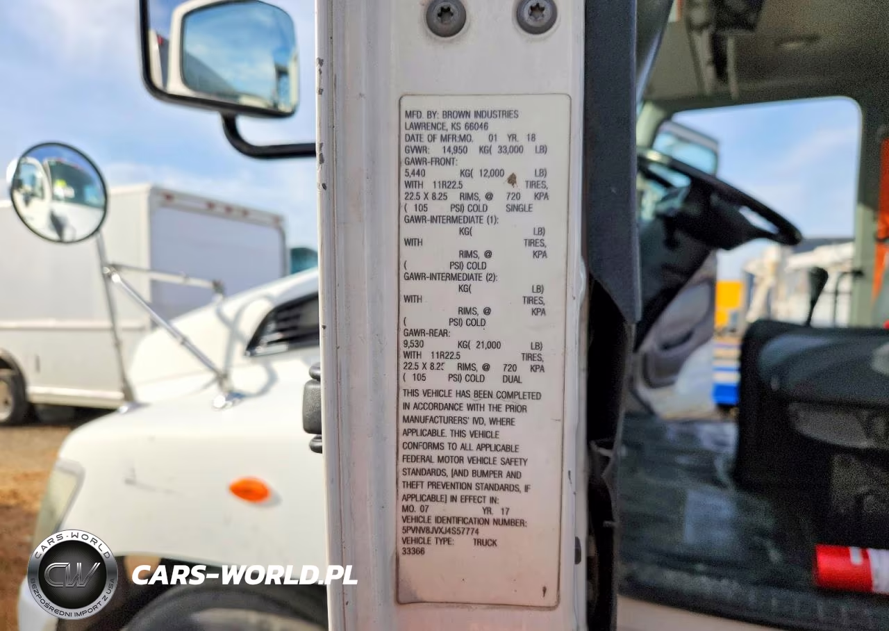 2018 Hino 338 Flatbed Truck VIN:5PVNV8JVXJ4S57774 - 12