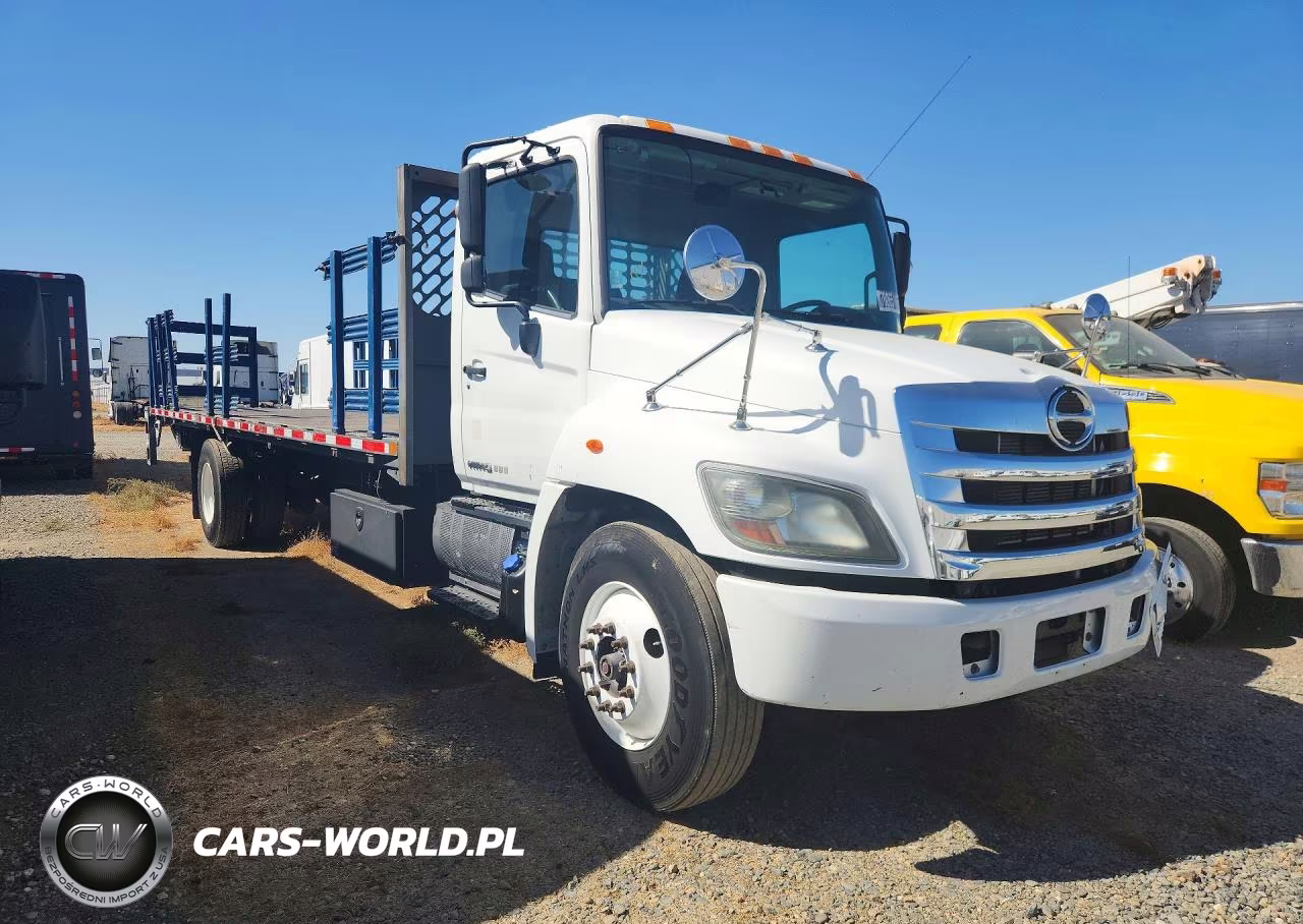 2018 Hino 338 Flatbed Truck VIN:5PVNV8JVXJ4S57774 - 4
