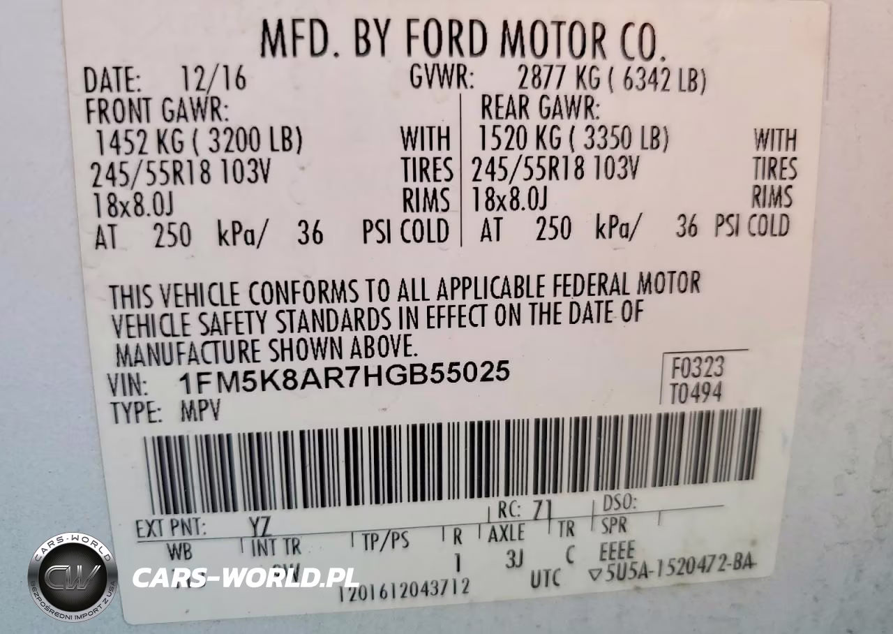 2017 Ford Explorer Police Interceptor VIN:1FM5K8AR7HGB55025 - 13