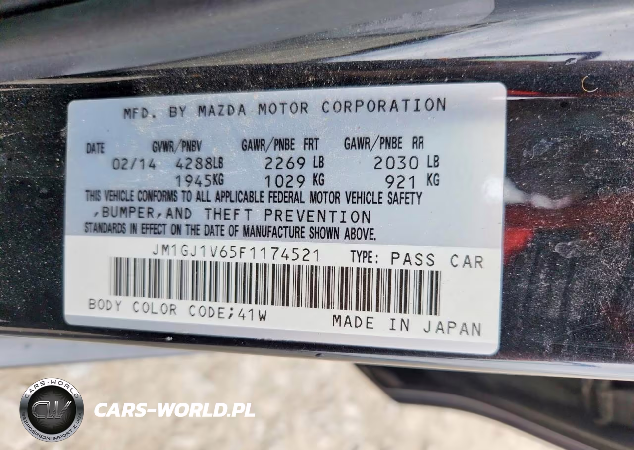 2015 Mazda 6 Touring VIN:JM1GJ1V65F1174521 - 12