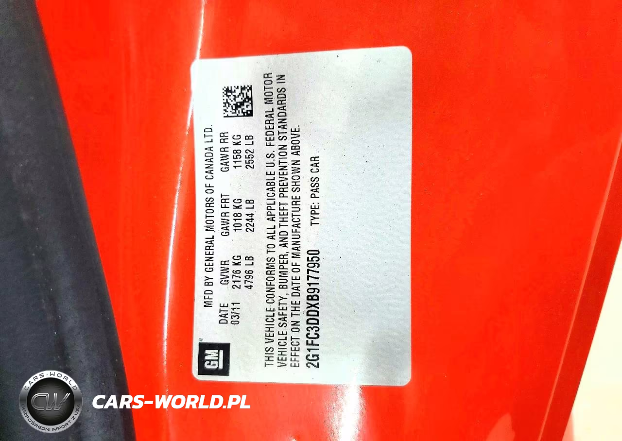 2011 Chevrolet Camaro Lt VIN:2G1FC3DDXB9177950 - 12