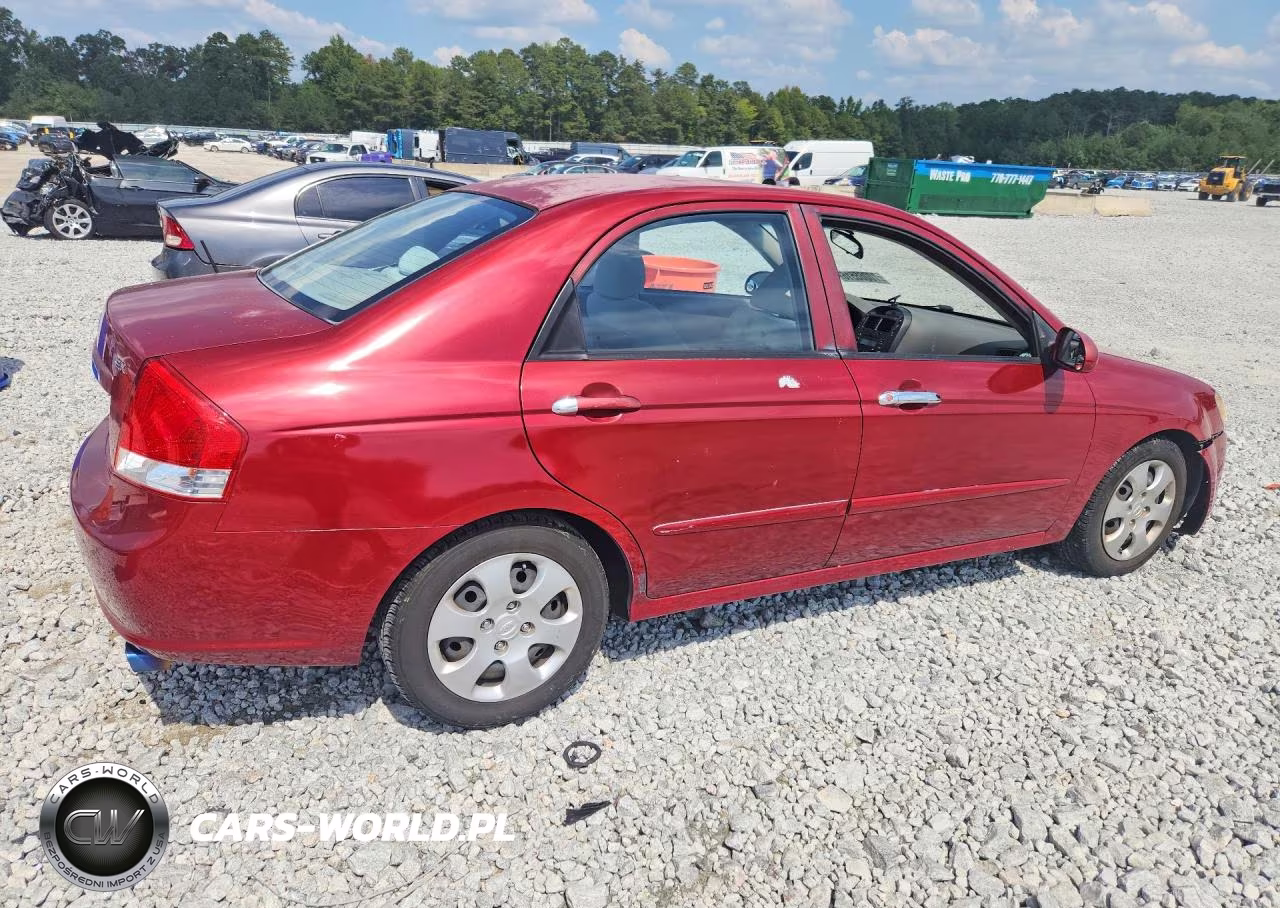 2008 Kia Spectra Lx VIN:KNAFE122185579799 - 3