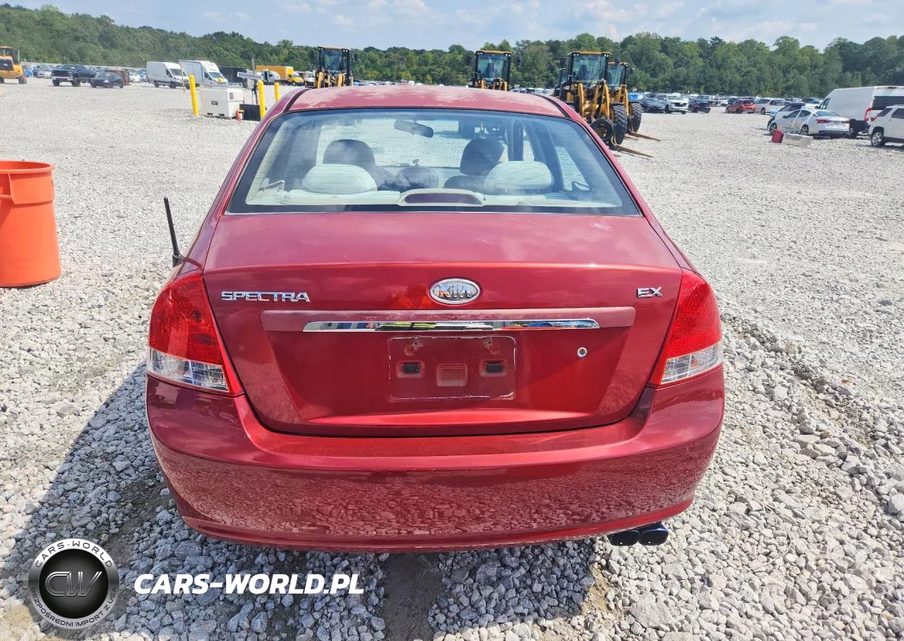 2008 Kia Spectra Lx VIN:KNAFE122185579799 - 6