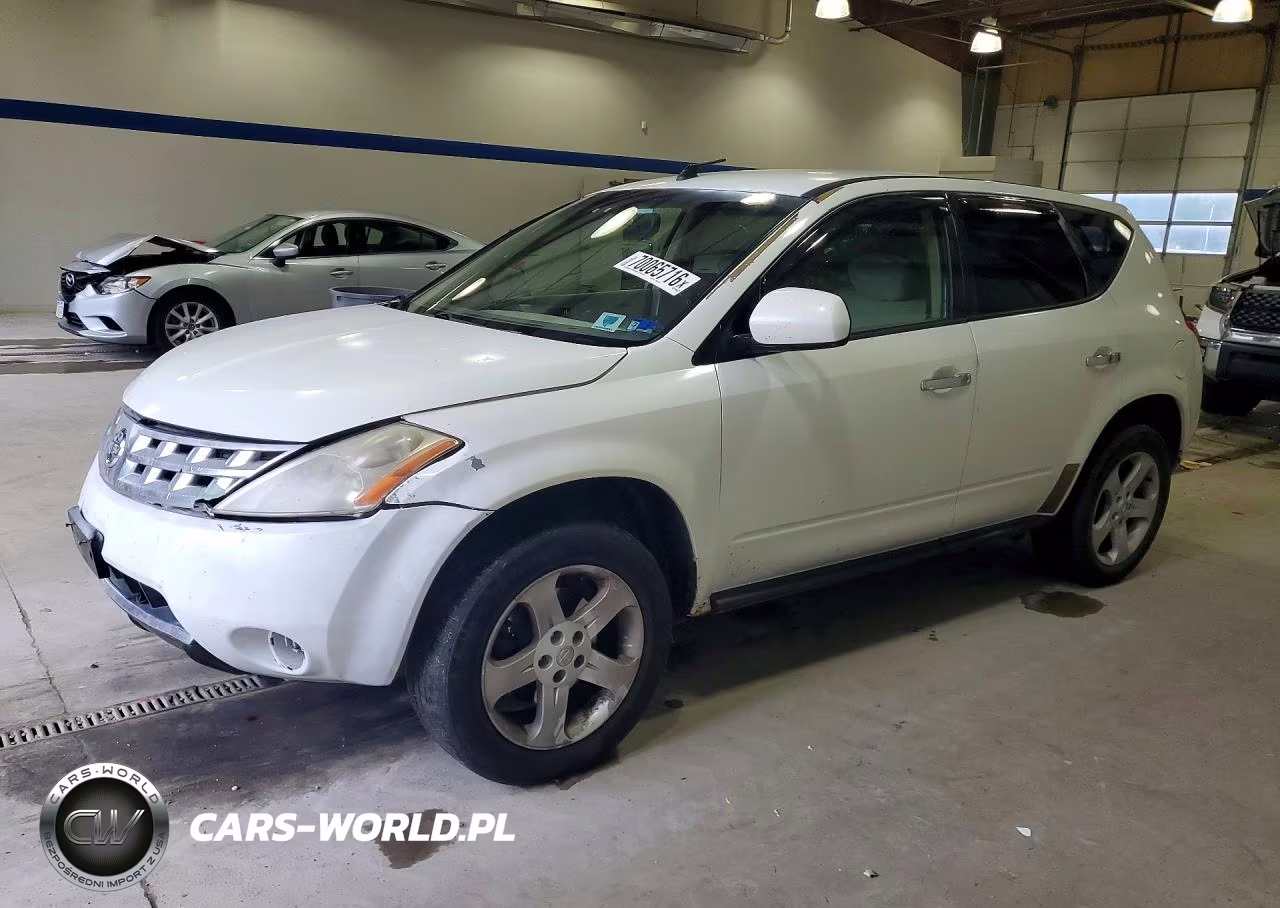 2004 Nissan Murano Sl VIN:JN8AZ08T04W205608 - 1
