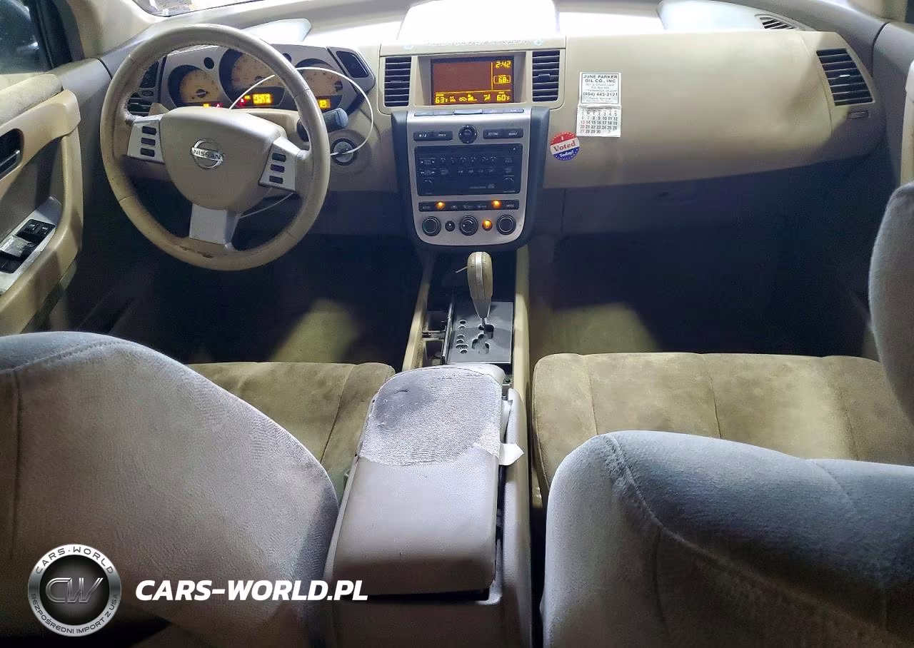 2004 Nissan Murano Sl VIN:JN8AZ08T04W205608 - 8