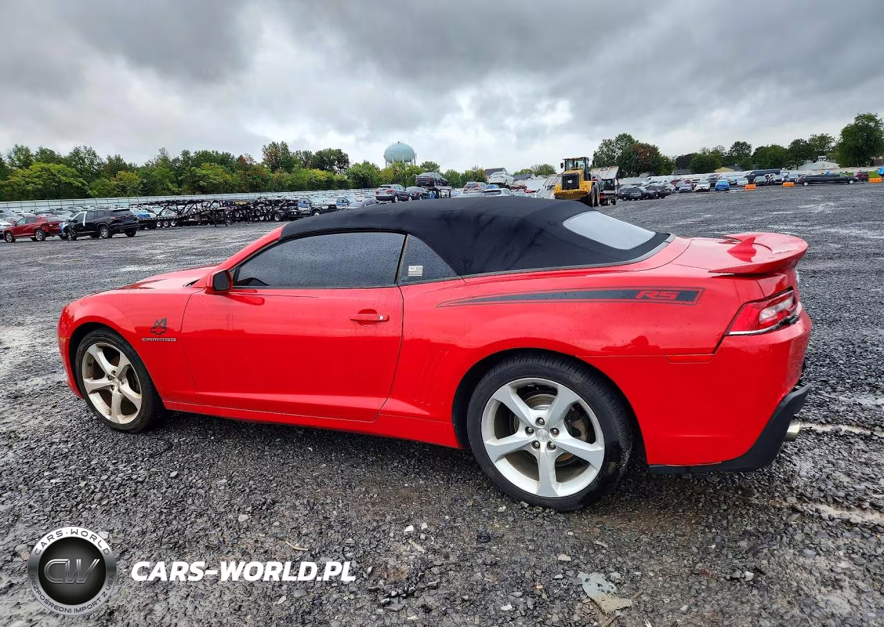 2015 Chevrolet Camaro Lt VIN:2G1FD3D31F9289160 - 2