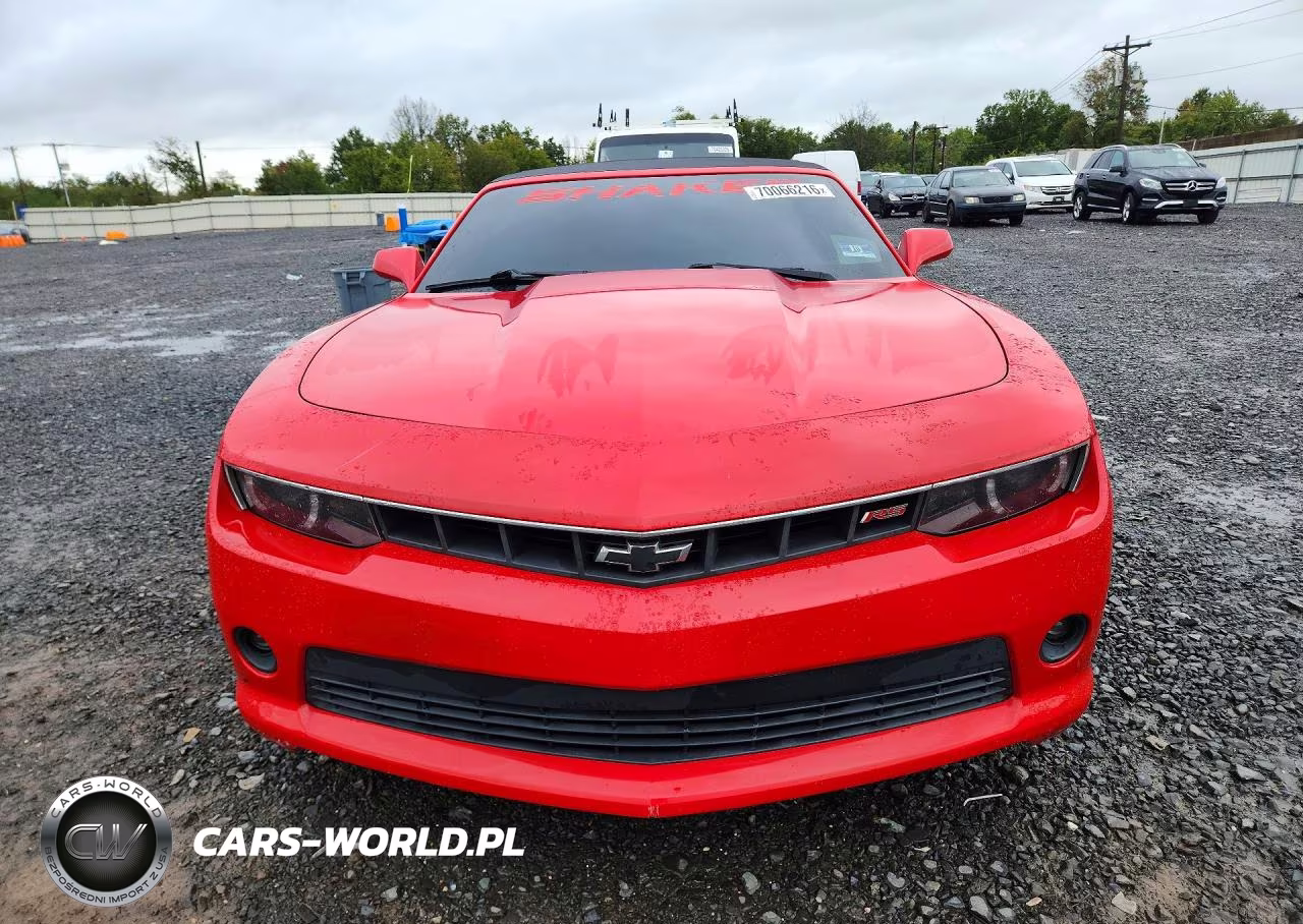 2015 Chevrolet Camaro Lt VIN:2G1FD3D31F9289160 - 5