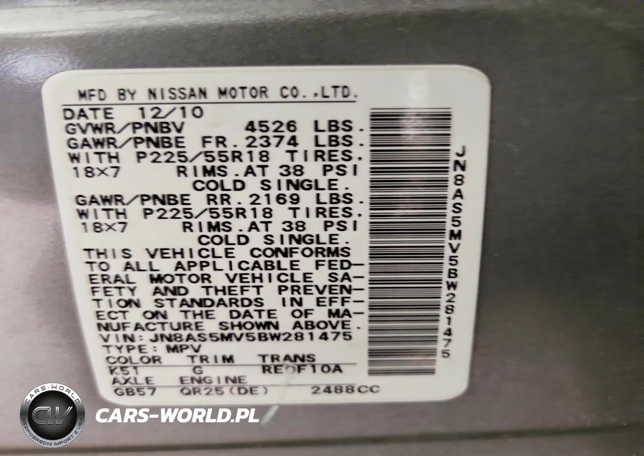 2011 Nissan Rogue S VIN:JN8AS5MV5BW281475 - 13