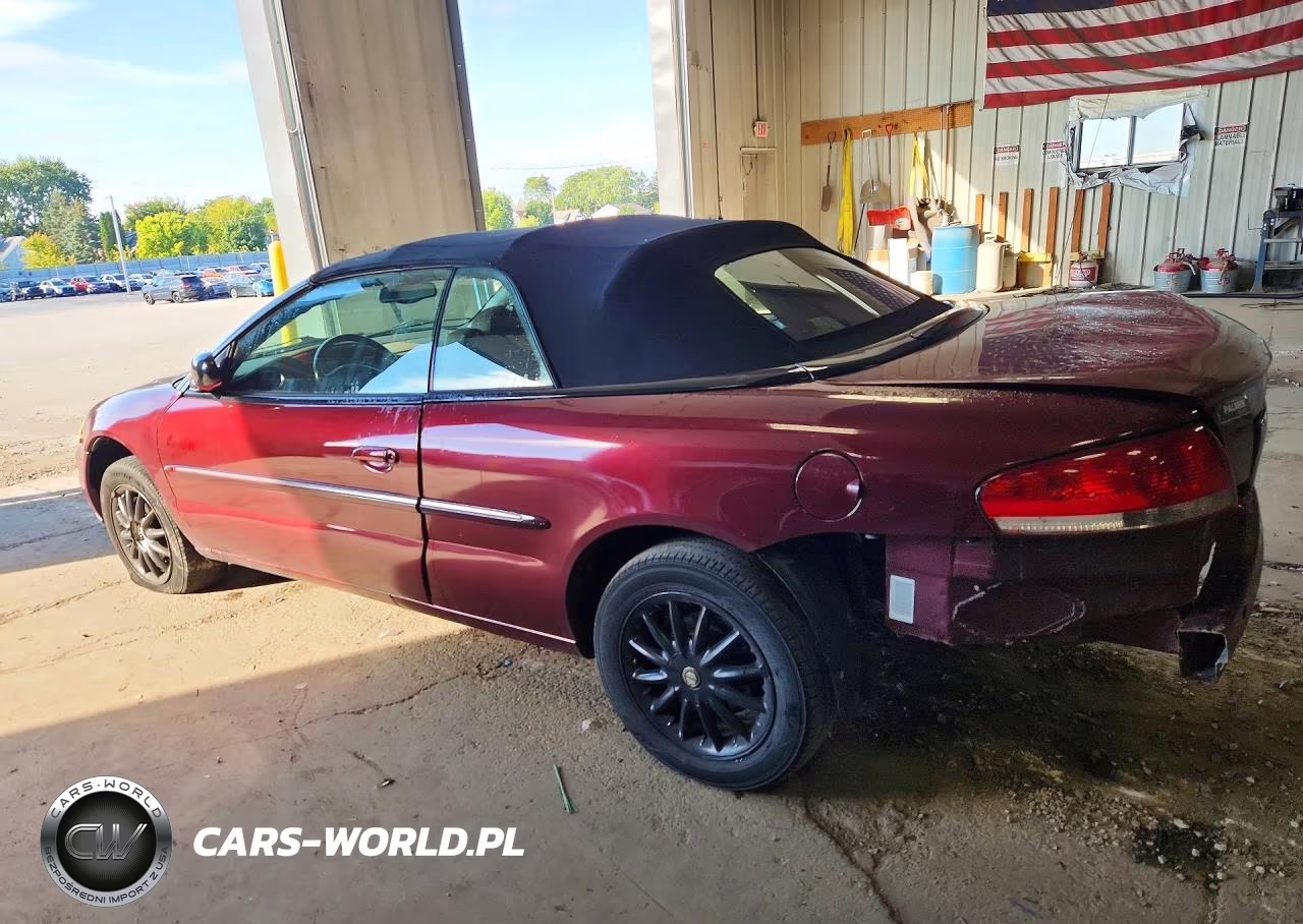 2001 Chrysler Sebring Lxi VIN:1C3EL55U41N606383 - 2