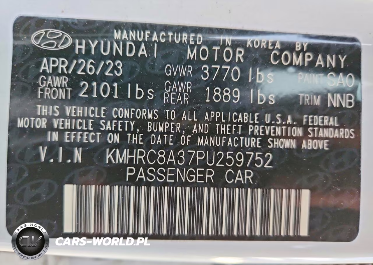 2023 Hyundai Venue Limited VIN:KMHRC8A37PU259752 - 13