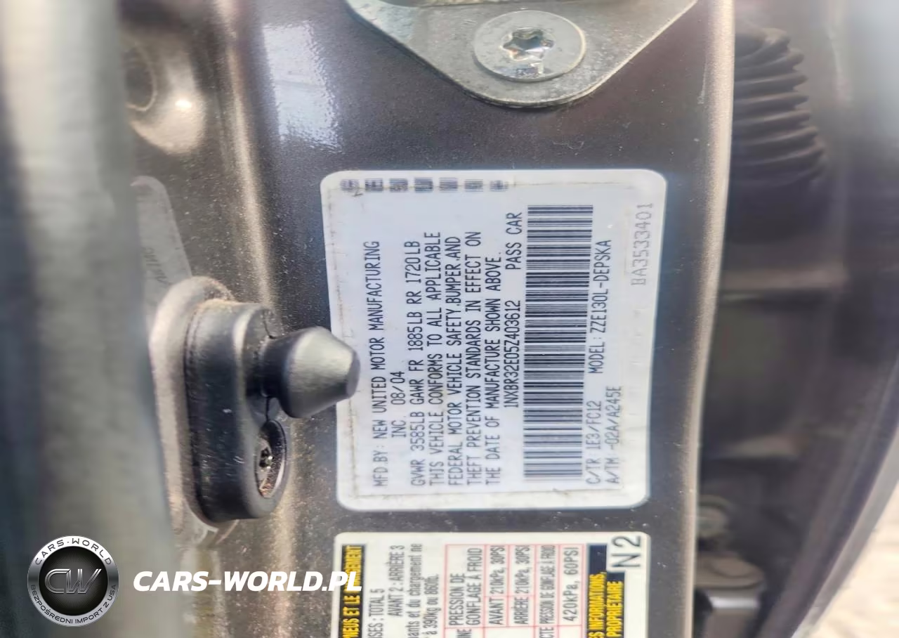 2005 Toyota Corolla S VIN:1NXBR32E05Z403612 - 12