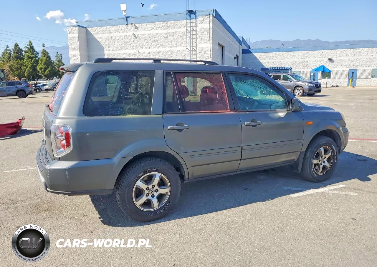 2008 Honda Pilot Ex VIN:5FNYF28468B028080 - 3