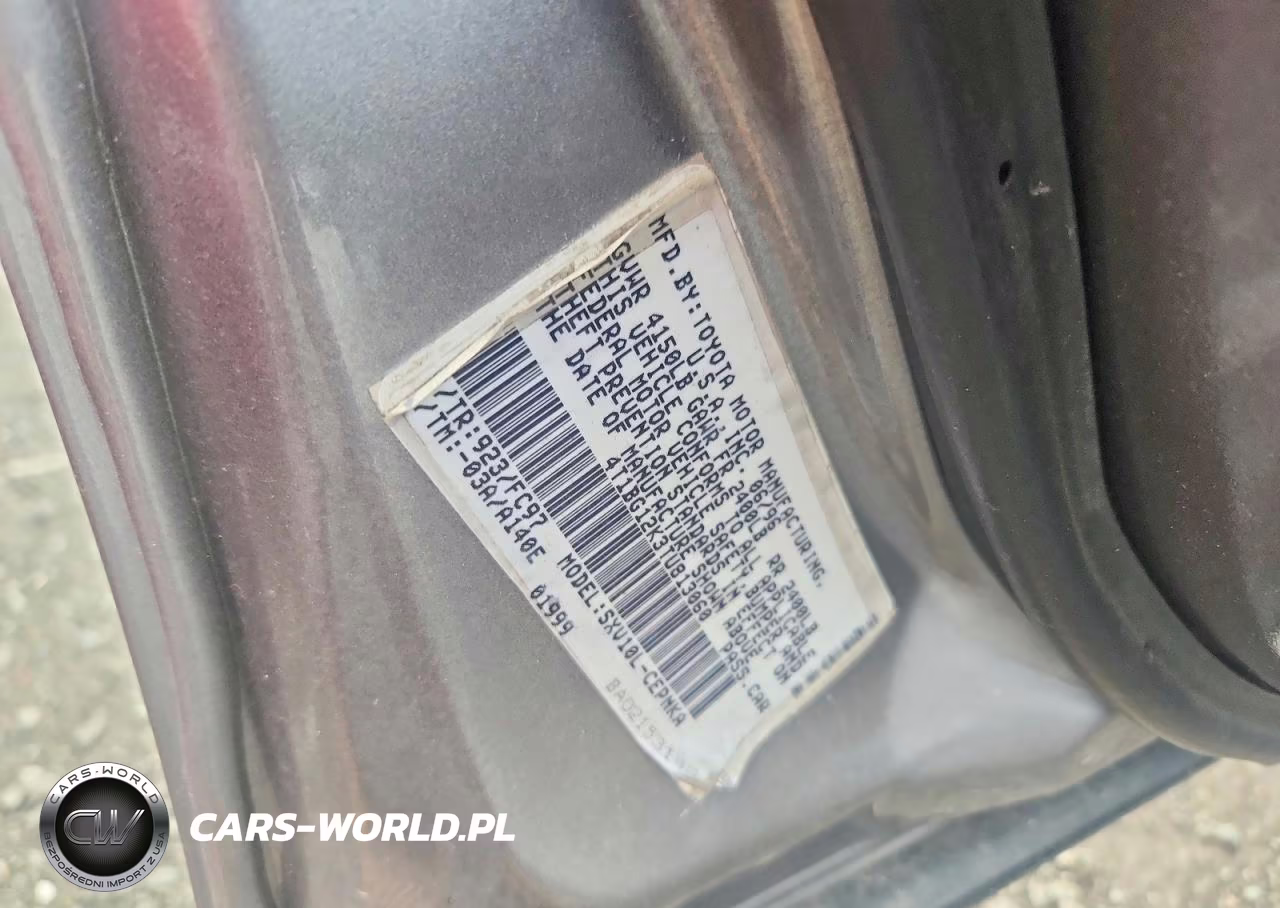 1996 Toyota Camry Le VIN:4T1BG12K3TU813060 - 12