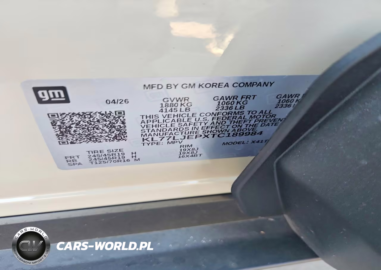 2026 Chevrolet Trax 2Rs VIN:KL77LJEPXTC189984 - 12