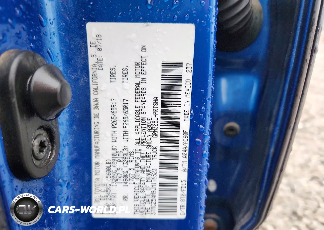 2018 Toyota Tacoma Trd Sport VIN:3TMCZ5AN9JM176523 - 12