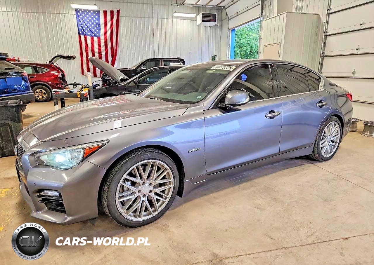 2014 Infiniti Q50 Hybrid Sport VIN:JN1AV7AR6EM702600 - 1