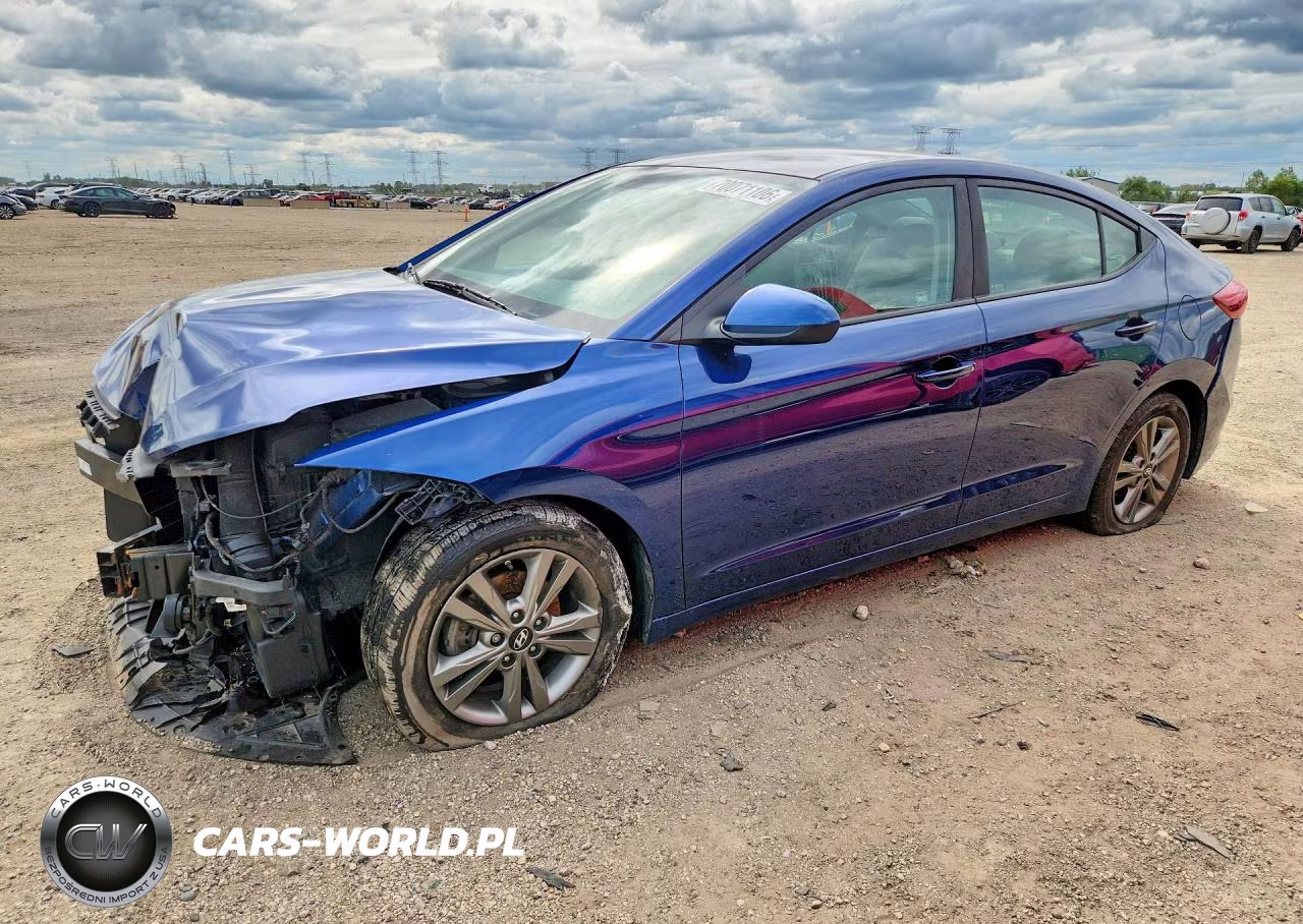2018 Hyundai Elantra Sel VIN:5NPD84LF6JH398501 - 1