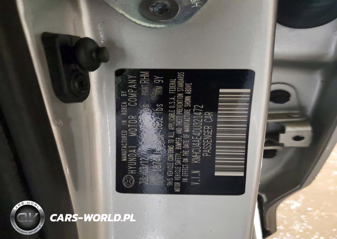 2013 Hyundai Accent Gls VIN:KMHCU4AE4DU321472 - 12