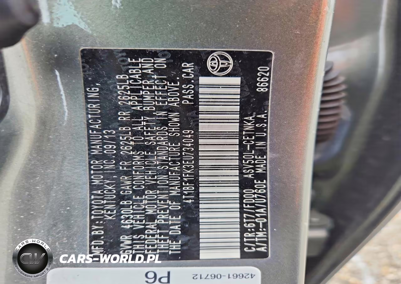 2014 Toyota Camry Le VIN:4T1BF1FK3EU734049 - 13