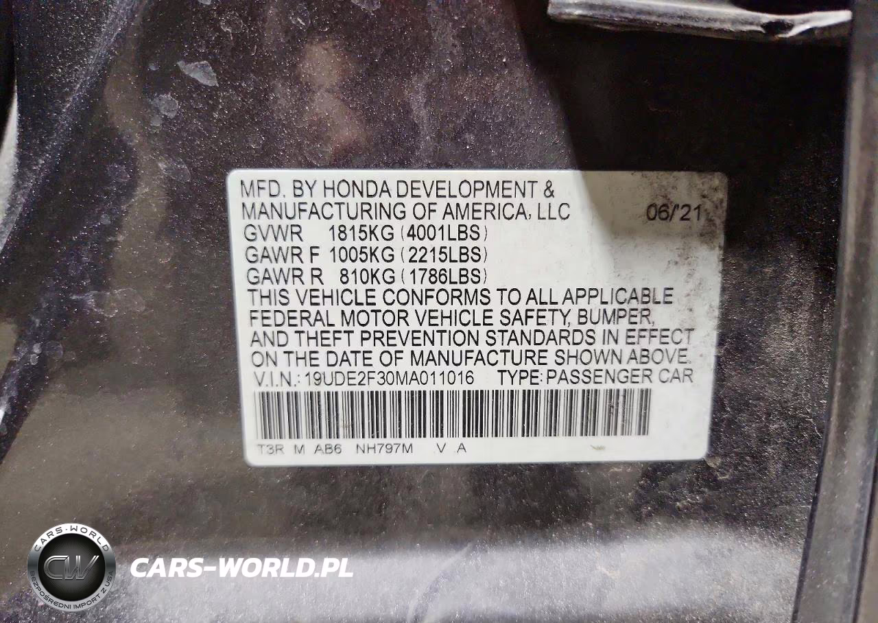 2021 Acura Ilx VIN:19UDE2F30MA011016 - 13