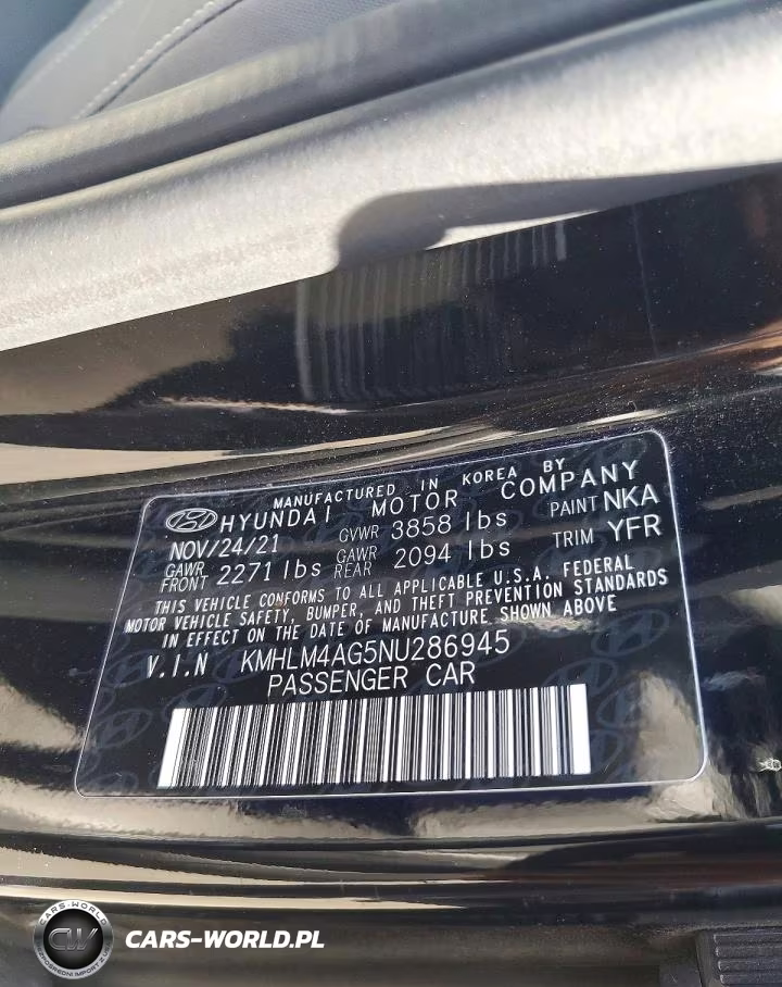 2022 Hyundai Elantra Sel VIN:KMHLM4AG5NU286945 - 13