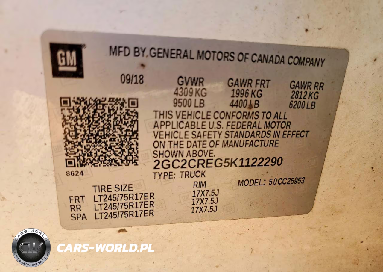 2019 Chevrolet Silverado C2500 Heavy Duty VIN:2GC2CREG5K1122290 - 12