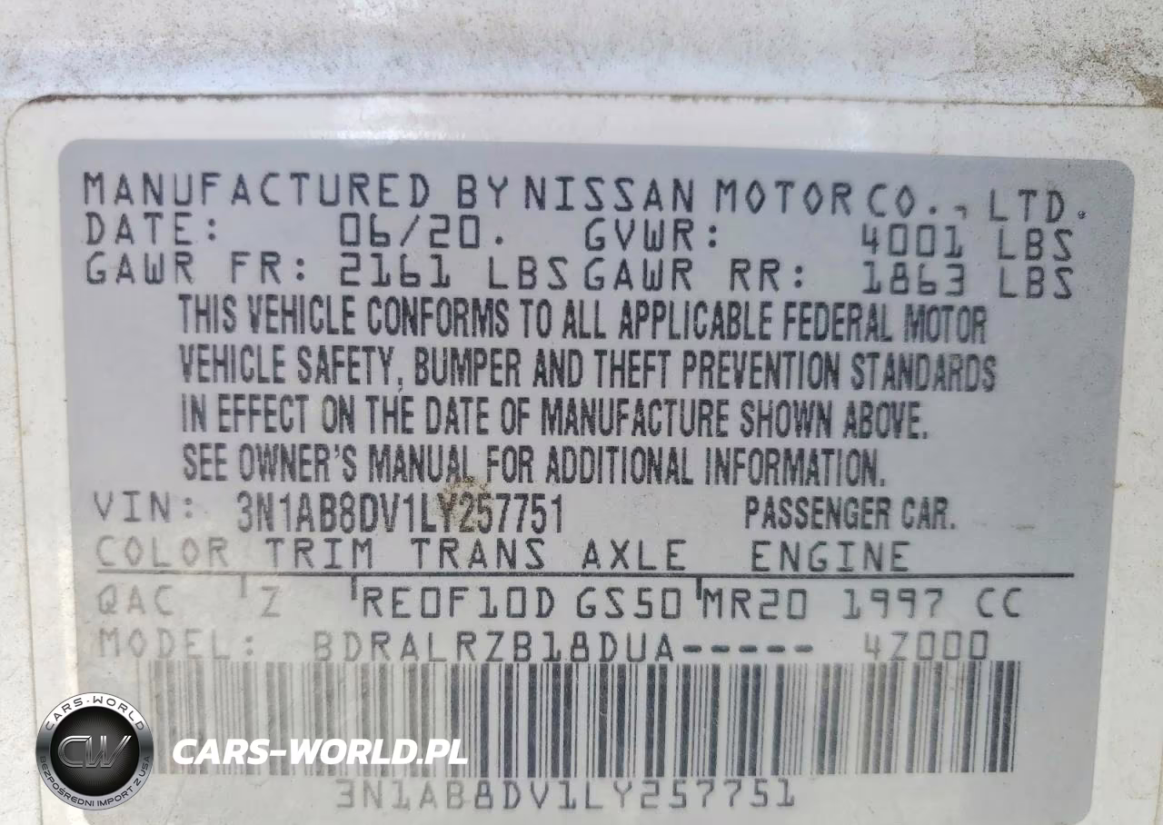 2020 Nissan Sentra Sr VIN:3N1AB8DV1LY257751 - 13