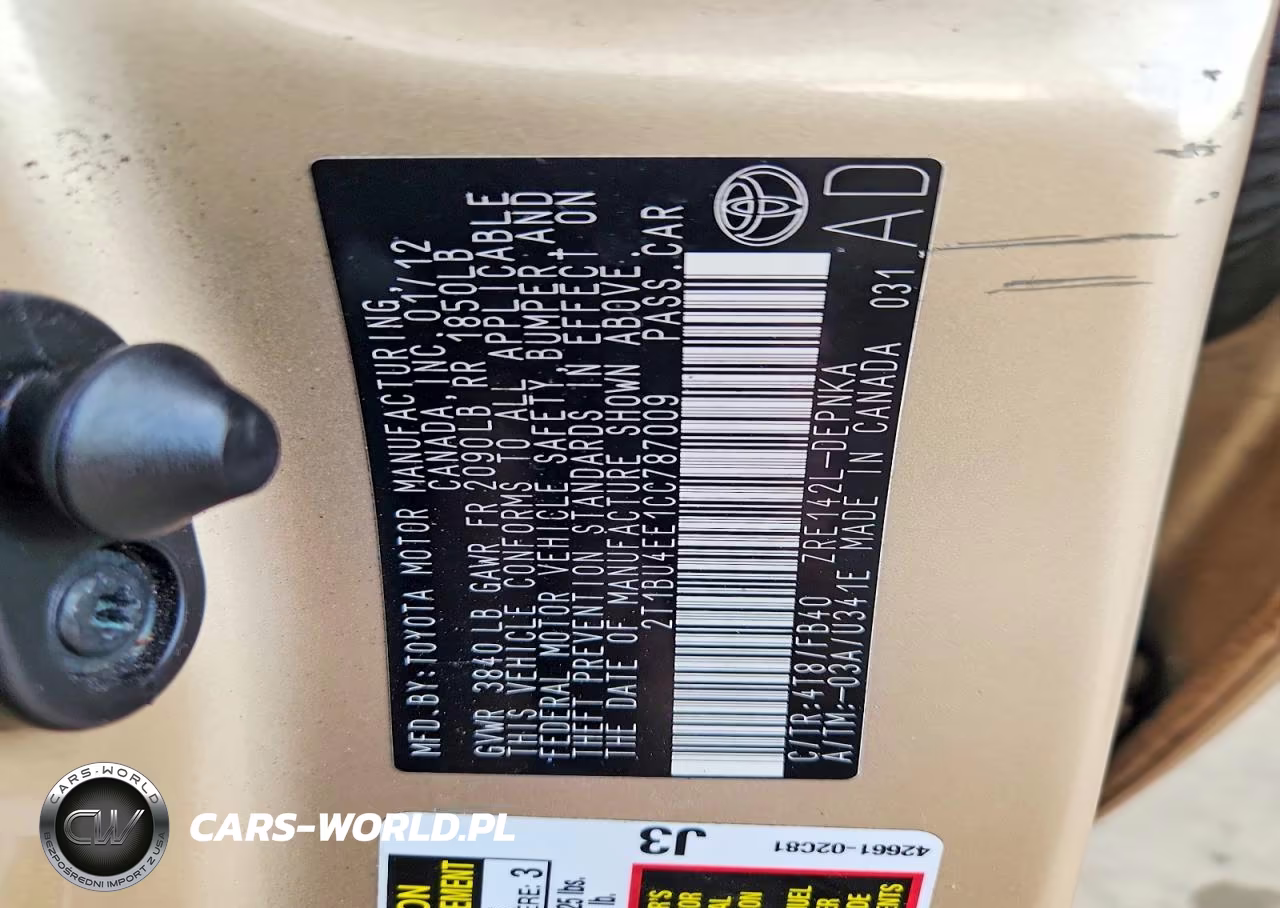 2012 Toyota Corolla Le VIN:2T1BU4EE1CC787009 - 12