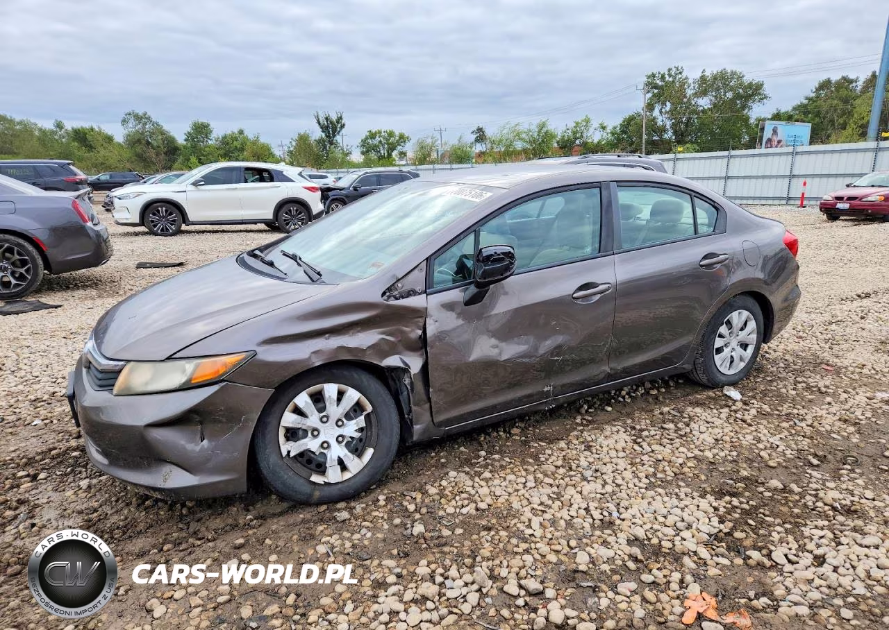 2012 Honda Civic Lx VIN:19XFB2F50CE032204 - 1