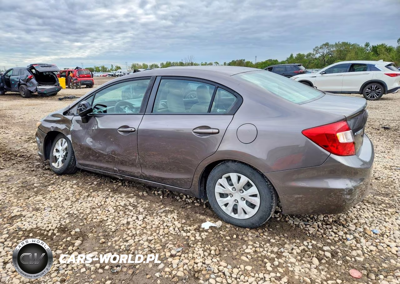 2012 Honda Civic Lx VIN:19XFB2F50CE032204 - 2