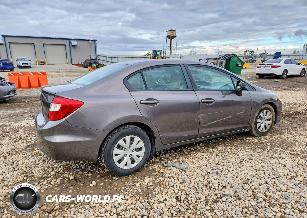 2012 Honda Civic Lx VIN:19XFB2F50CE032204 - 3