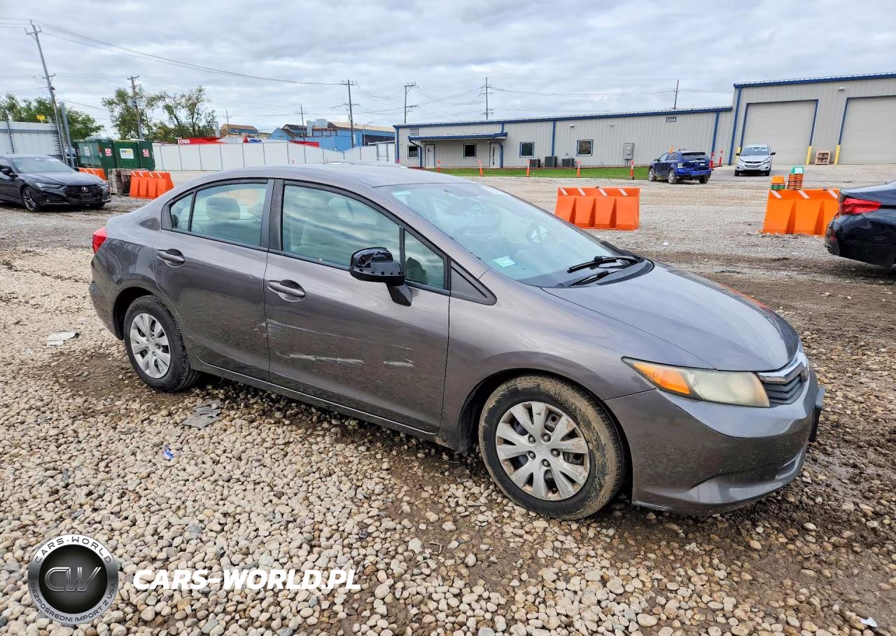 2012 Honda Civic Lx VIN:19XFB2F50CE032204 - 4