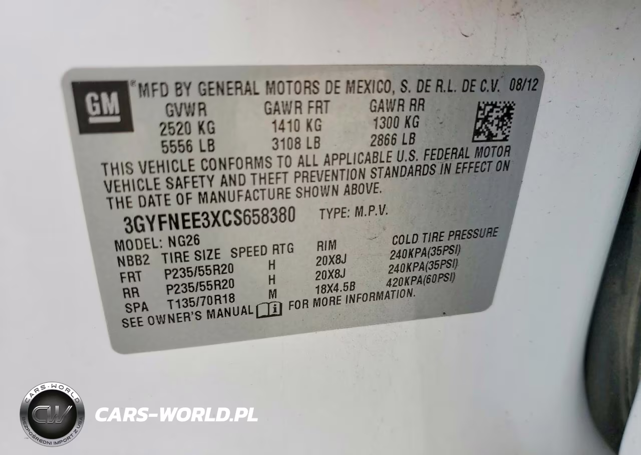 2012 Cadillac Srx Performance Collection VIN:3GYFNEE3XCS658380 - 13