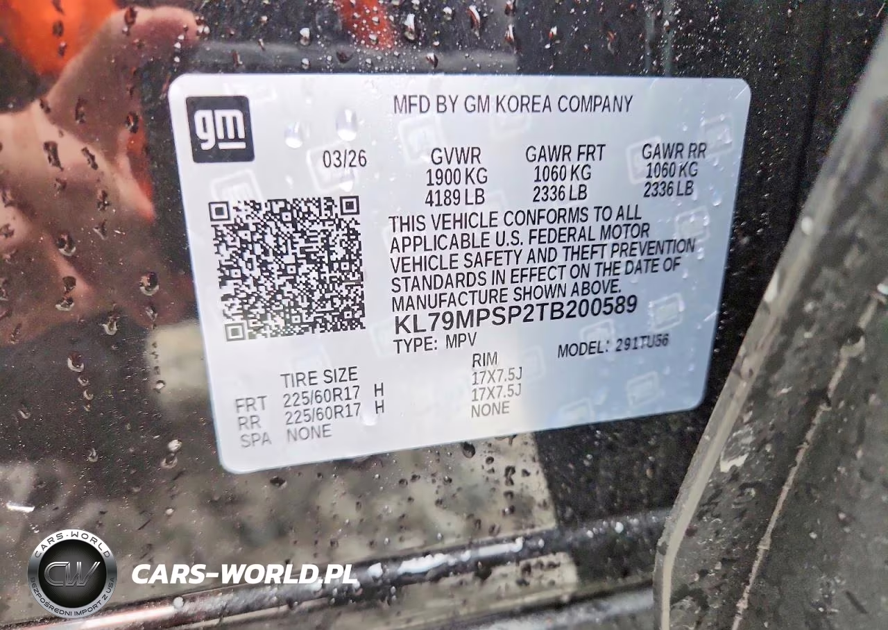 2026 Chevrolet Trailblazer Lt VIN:KL79MPSP2TB200589 - 14