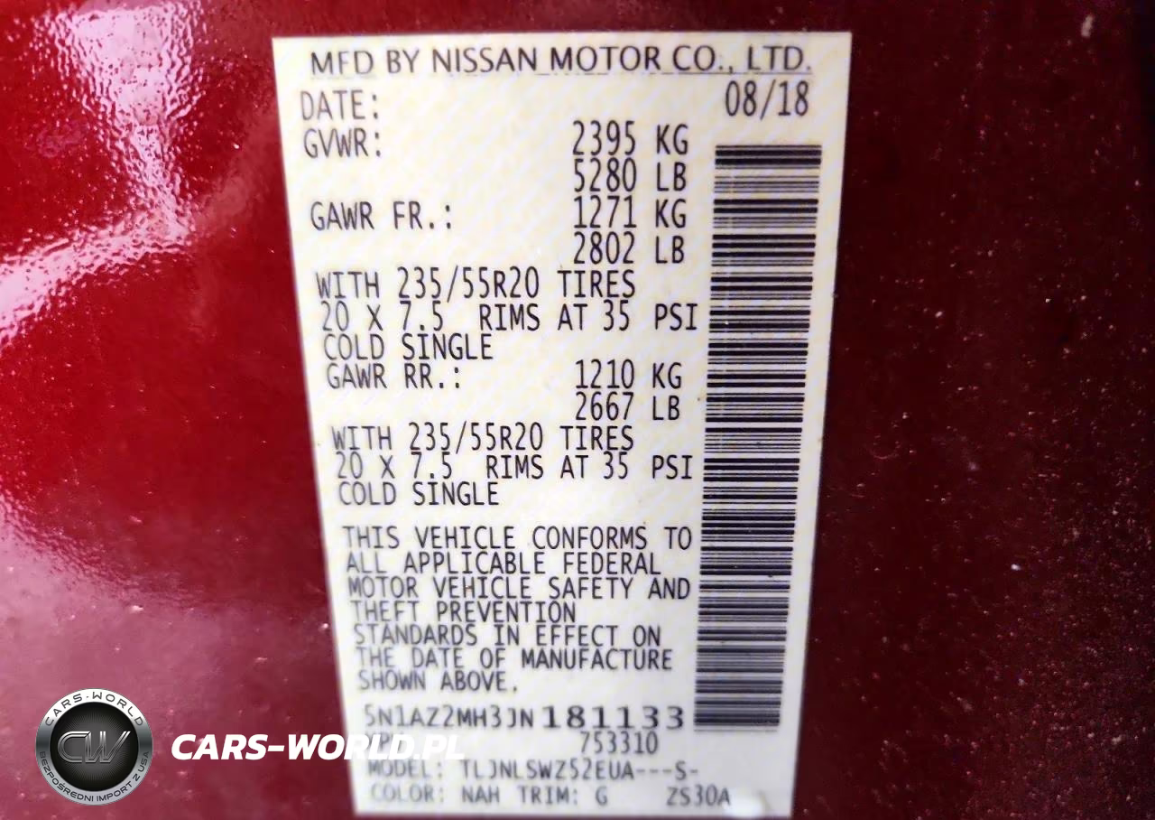 2018 Nissan Murano Platinum VIN:5N1AZ2MH3JN181133 - 14