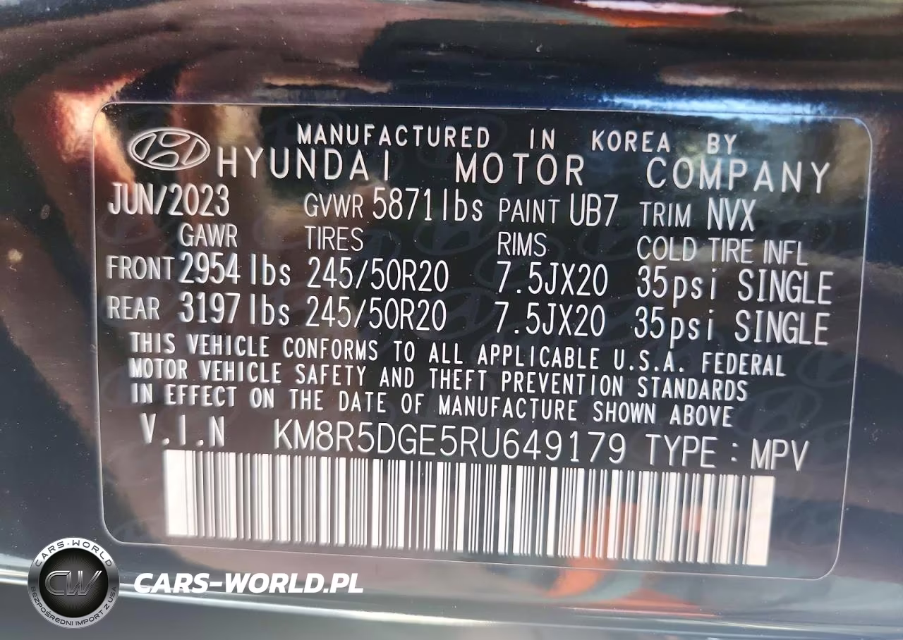 2024 Hyundai Palisade Limited VIN:KM8R5DGE5RU649179 - 14