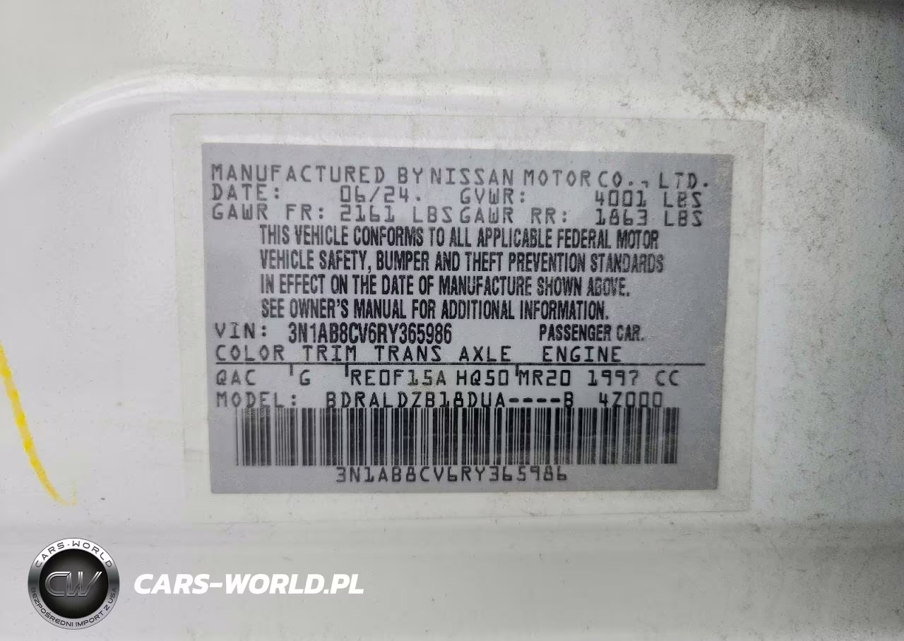 2024 Nissan Sentra Sv VIN:3N1AB8CV6RY365986 - 12