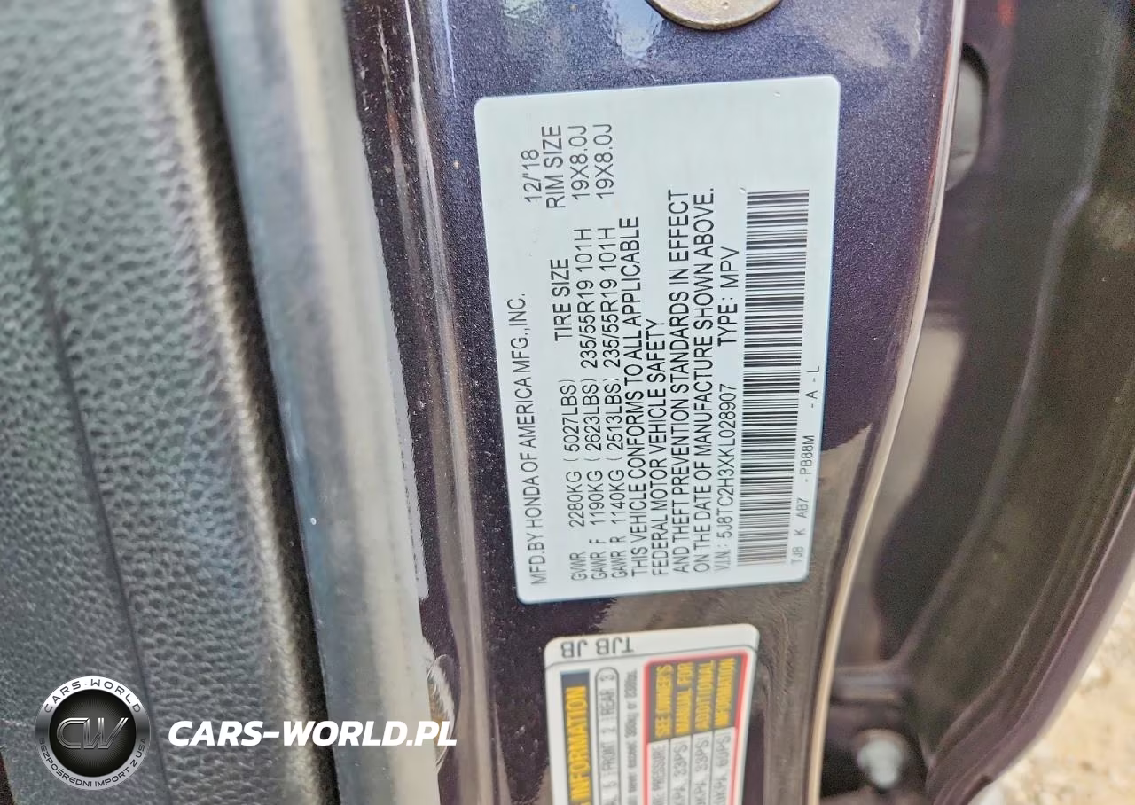 2019 Acura Rdx VIN:5J8TC2H3XKL028907 - 13