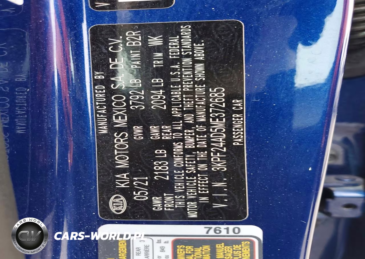 2021 Kia Forte Lxs VIN:3KPF24AD5ME372685 - 13