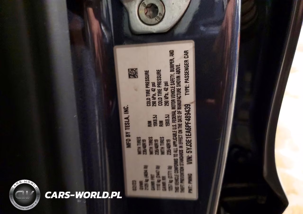 2023 Tesla Model 3 VIN:5YJ3E1EA6PF489439 - 12