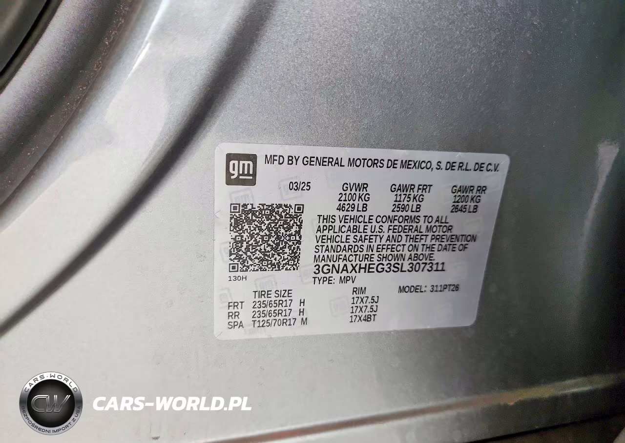 2025 Chevrolet Equinox Lt VIN:3GNAXHEG3SL307311 - 13