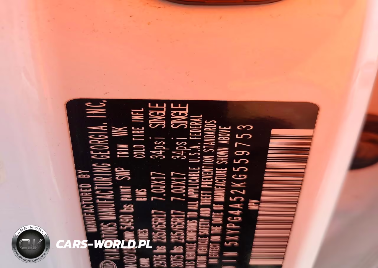 2019 Kia Sorento Lx V6 VIN:5XYPG4A52KG559753 - 12