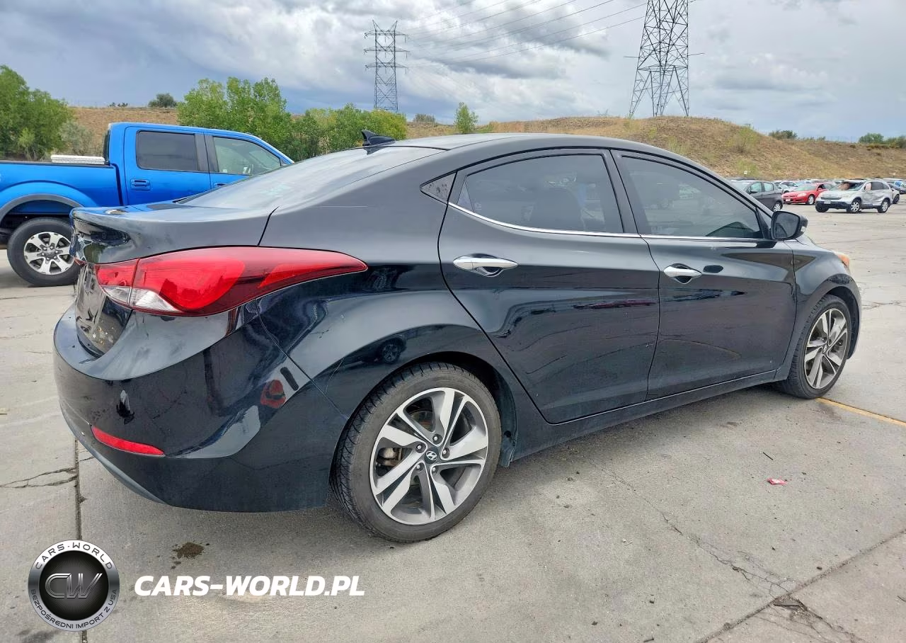 2014 Hyundai Elantra Limited VIN:5NPDH4AE9EH544597 - 3