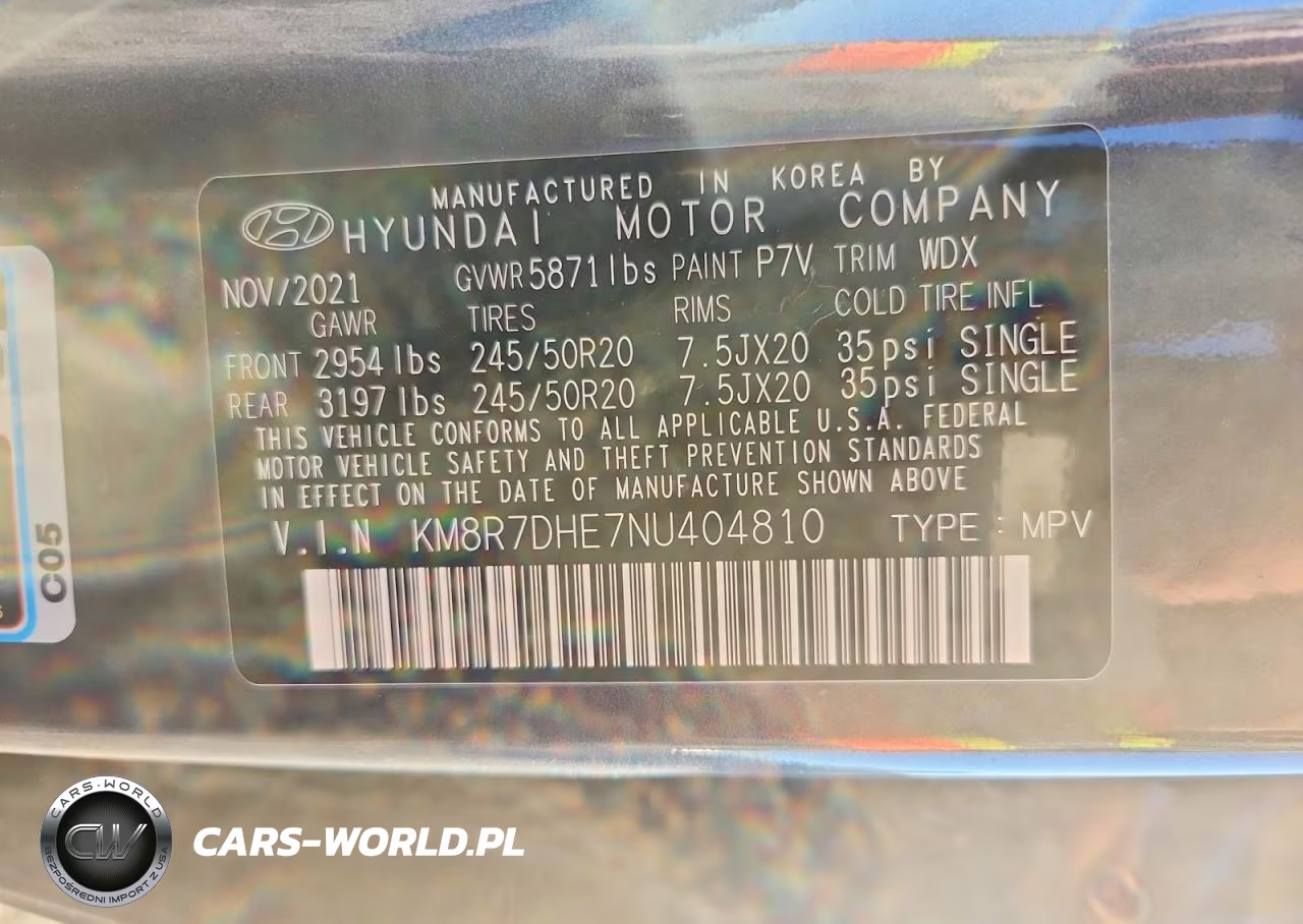 2022 Hyundai Palisade Calligraphy VIN:KM8R7DHE7NU404810 - 14