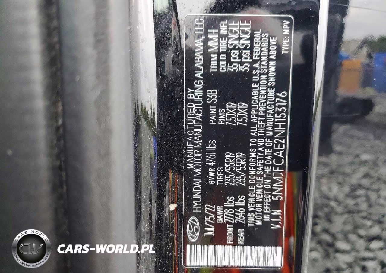 2022 Hyundai Tucson Sel VIN:5NMJFCAE2NH153176 - 13